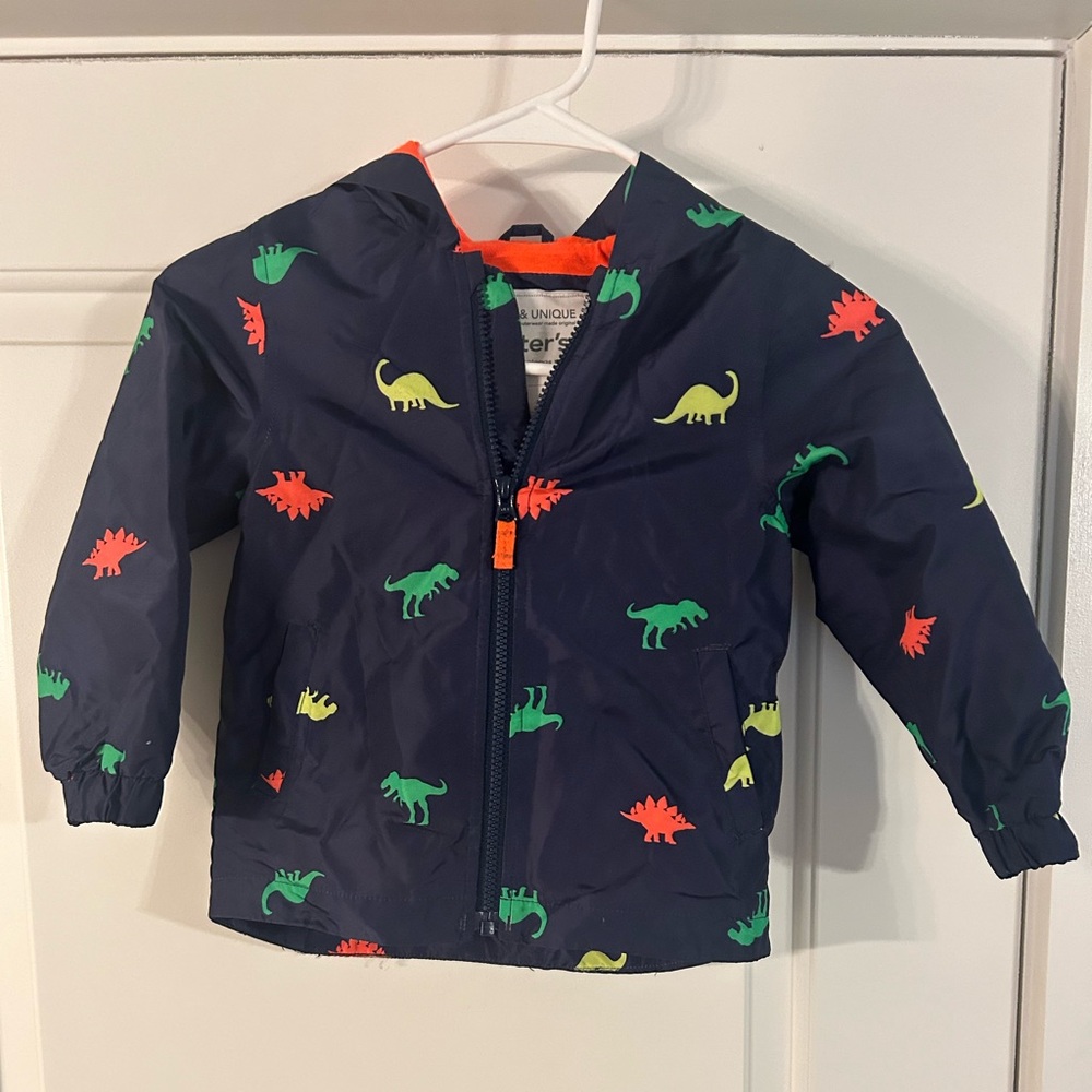 Boys dinosaur rain jacket size 3T